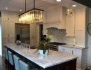 kitchen remodel project with quartz countertops