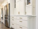 custom cabinetry installed in kitchen remodel project