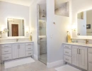 his and hers custom bathroom cabinetry