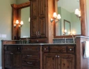 custom master bathroom cabinetry